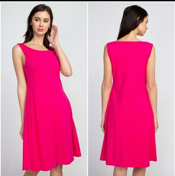 Fuschia Fit N Flare Dress! - Picture 3 of 4
